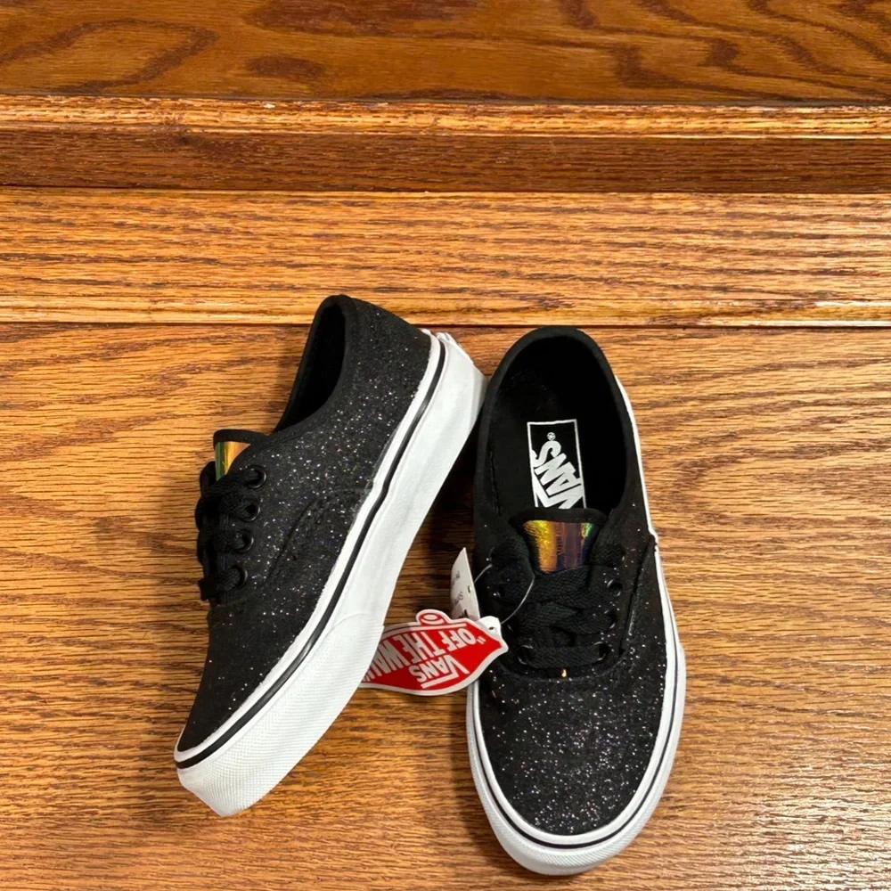 Vans Authentic Glitter & Iridescent Black‎ Shoes